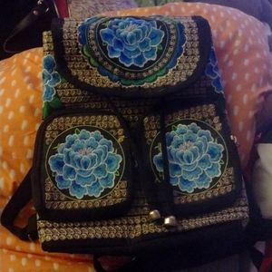 Beautiful hand stitched backpack